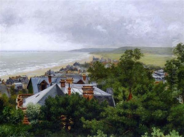 Villers-sur-mer Oil Painting by Edme-Emile Laborne