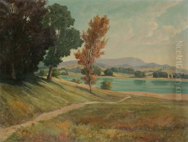 Landschaft Oil Painting by Jean-Emile Laboureur