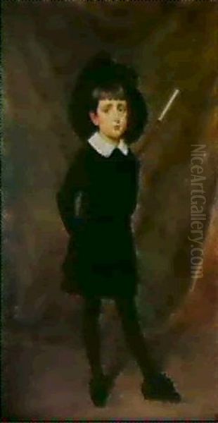 Mon Fils Oil Painting by Auguste de (Breley) LaBrely