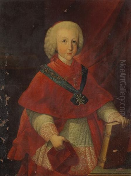 A Portrait Of Cardinal-infante Ferdinand Of Austria Oil Painting by Pietro Labruzzi