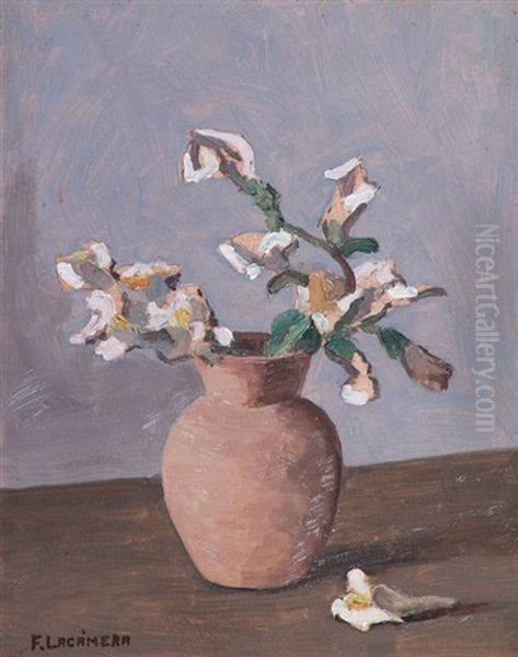 Maceta Con Flores by Fortunato Lacamera