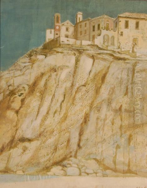 The Agropoli Oil Painting by Dick Beer