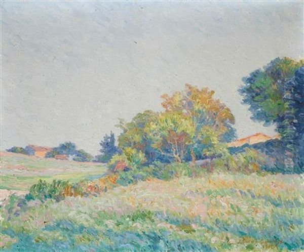 Paysage De Campagne Oil Painting by Joseph Vital Lacaze