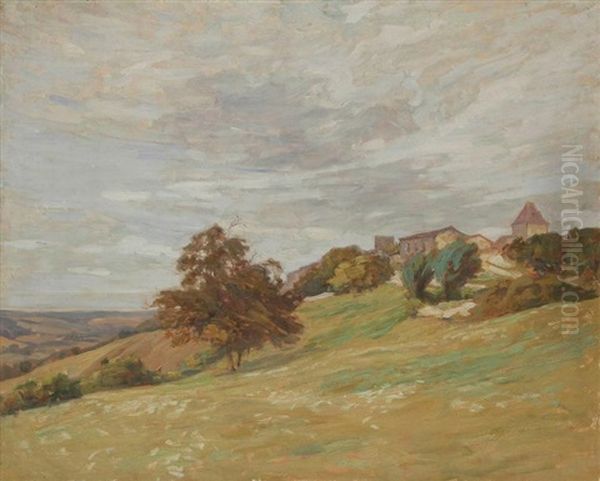 Paysage Oil Painting by Joseph Vital Lacaze