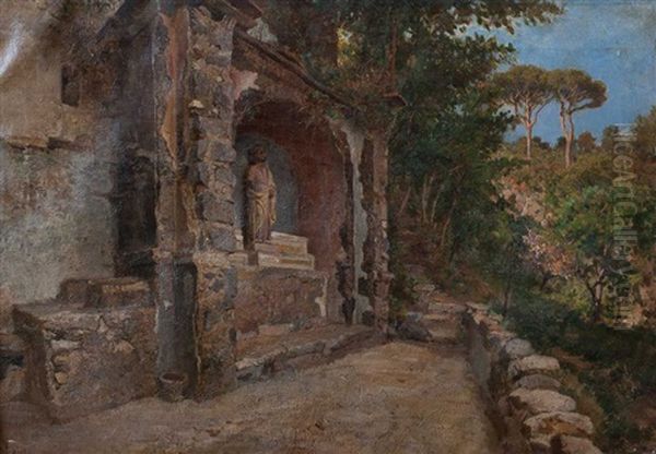 Santuario Campestre Oil Painting by Valerio Laccetti