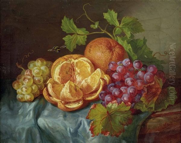 Obststillleben Oil Painting by Andreas Lach