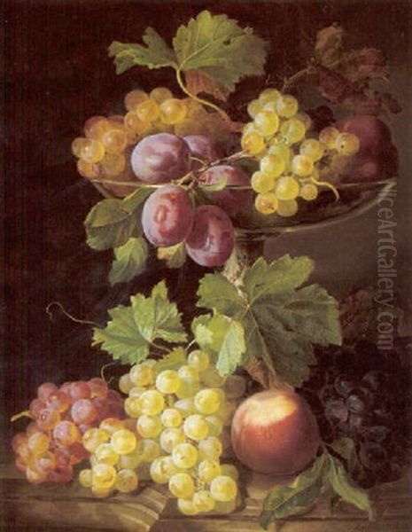 Obststilleben Mit Trauben by Andreas Lach