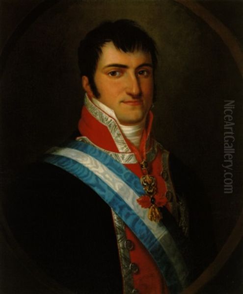 Bildnis Konig Ferdinand Vii. Von Spanien Oil Painting by Francisco Jose Pablo Lacoma