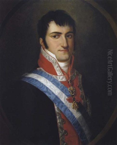 Bildnis Konig Ferdinand Vii. Von Spanien Oil Painting by Francisco Jose Pablo Lacoma