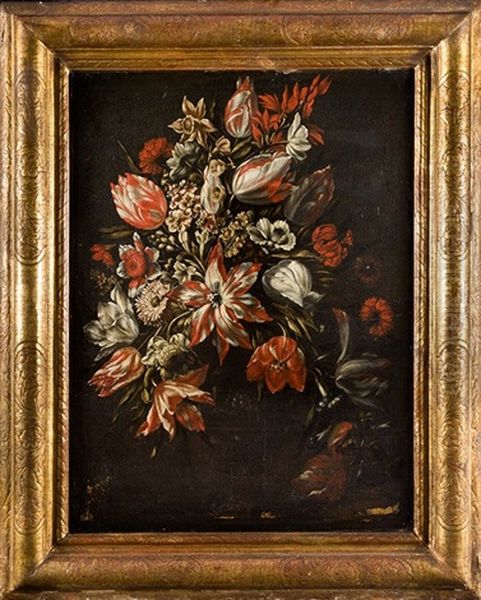 Jarron De Flores Oil Painting by Gabriel de LaCorte