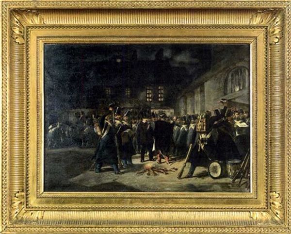 Coupe D'etat Du Prince Napoleon Le 2 Decembre 1852, Le Ralliement De La Troupe by Pierre-Eugene Lacoste