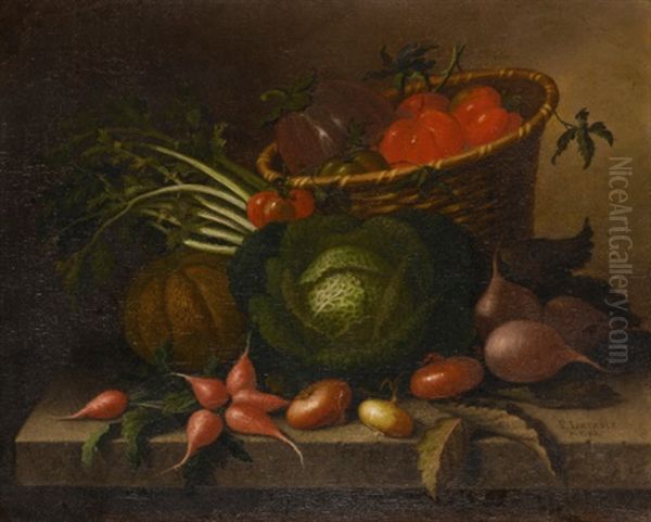 Still Life With Vegetables by Paul Lacroix