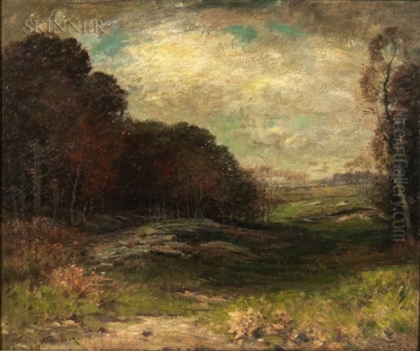 October Hills Oil Painting by Alexander Theobald Van Laer