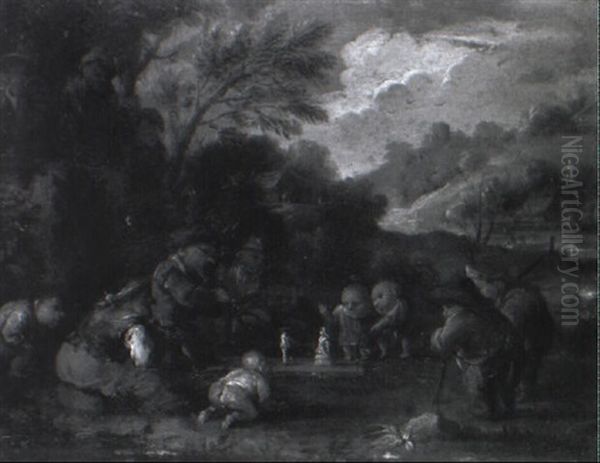 Bambocciate Oil Painting by Pieter Jacobsz. van Laer