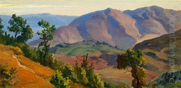 View Of The Sabine Hills by Thorald Laessoe