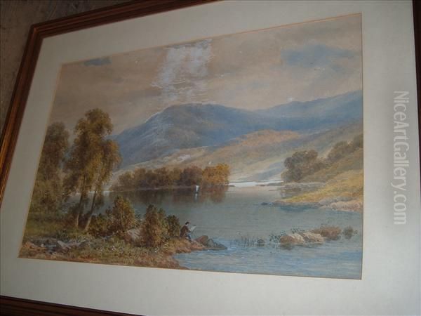 Lake Districtview Oil Painting by George Law Beetholme