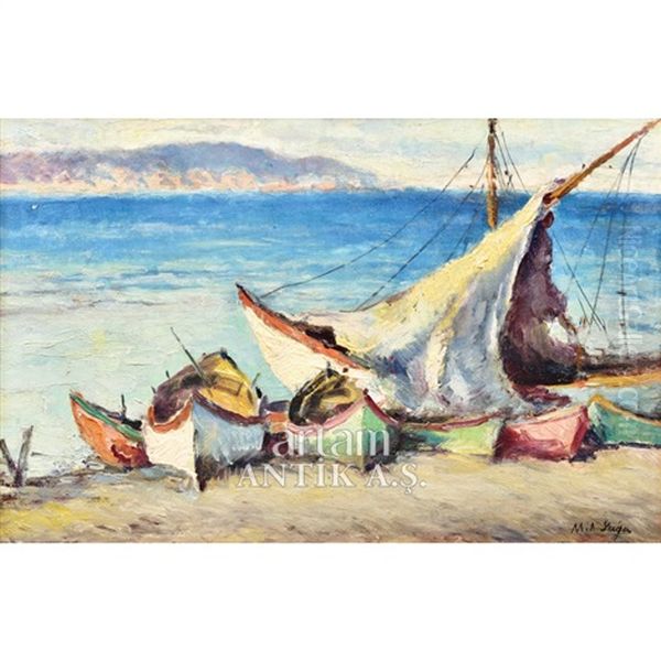 Peyzaj Oil Painting by Mehmet Ali Laga