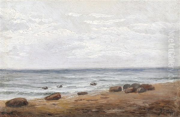 Seascape Oil Painting by Lev Felixovich Lagorio