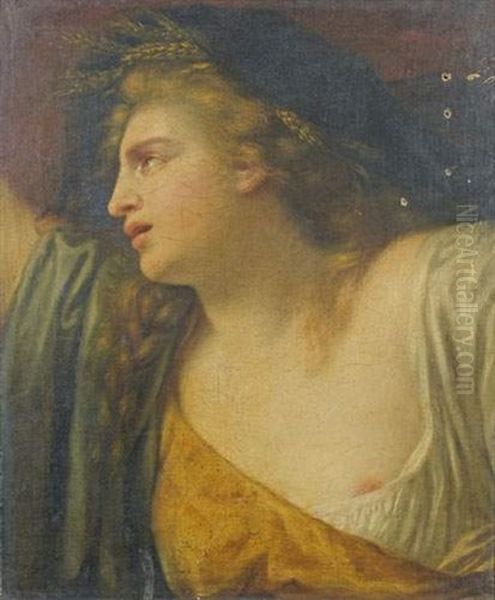 Ceres (study) Oil Painting by Jean Jacques Lagrenee the Younger