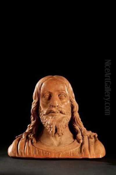 Busto Di Cristo Oil Painting by Antonio Begarelli