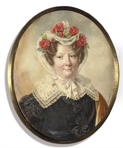 Countess Sofia Vladimirovna Panina, Nee Orlova Oil Painting by Anthelme Francois Lagrenee