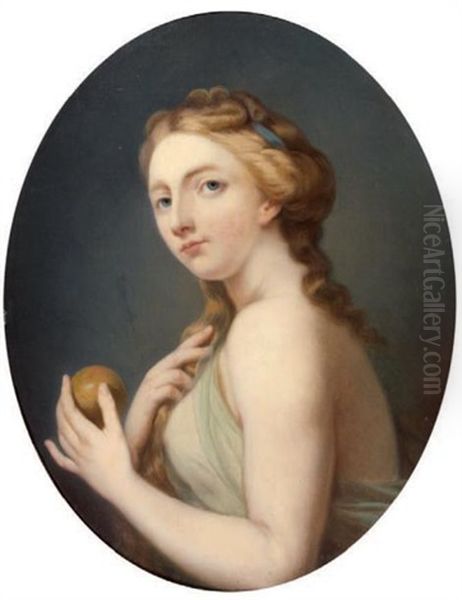 Venus Oil Painting by Louis Jean Francois Lagrenee