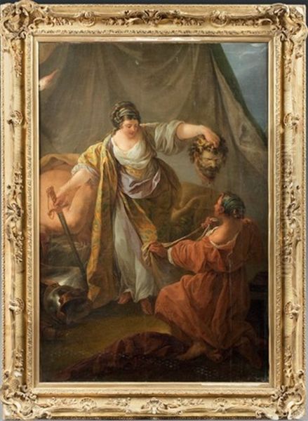 Judith Et Holopherne Oil Painting by Louis Jean Francois Lagrenee