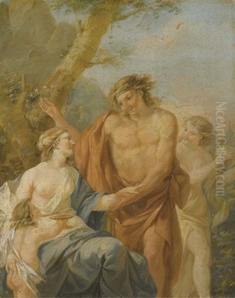 Bacchanale Oil Painting by Louis Jean Francois Lagrenee