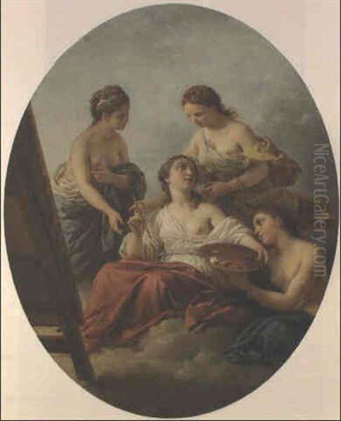 La Peinture Aimee Des Graces Oil Painting by Louis Jean Francois Lagrenee