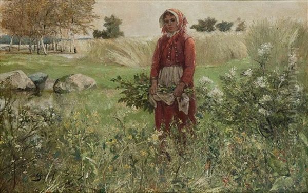 Gagnef Oil Painting by Victor Lagye