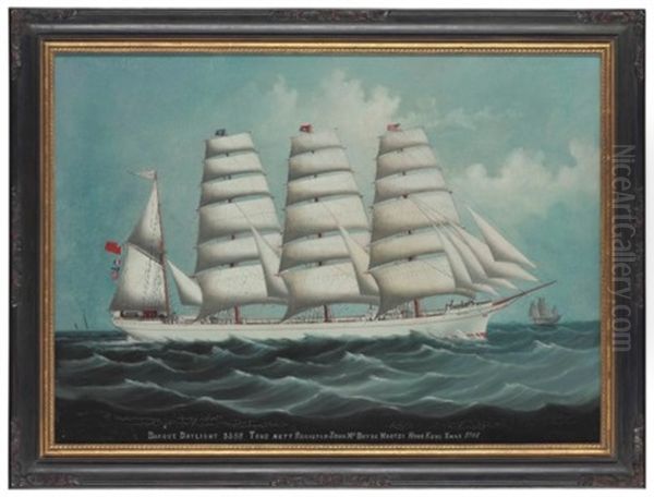 The British Barque Daylight Oil Painting by  Lai Fong