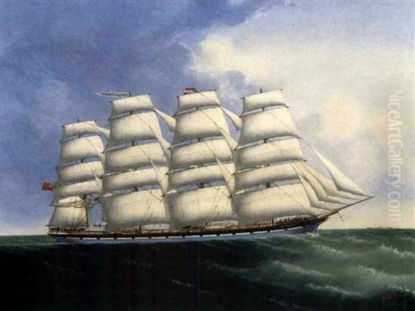 The British Four-masted Clipper Ship 