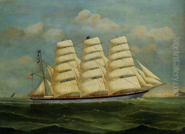 Sailing In Choppy Waters Oil Painting by  Lai Fong