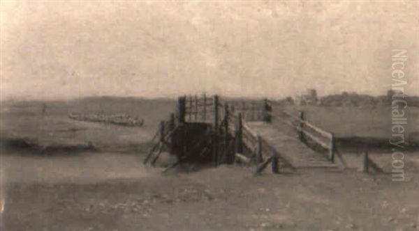 Morston Bridge Oil Painting by William James Laidlay