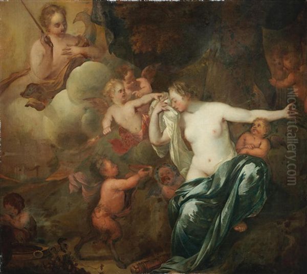 Venus Mourning The Death Of Adonis Oil Painting by Gerard de Lairesse