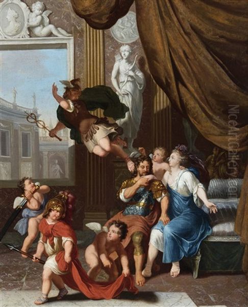 Allegorical Scene With Jupiter And Mercurius Oil Painting by Gerard de Lairesse