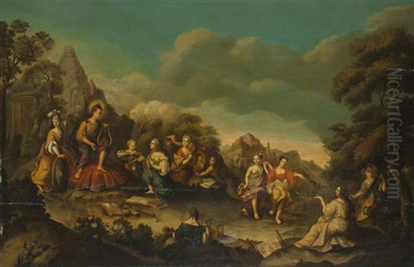 Apollon Und Die Musen by Gerard de Lairesse