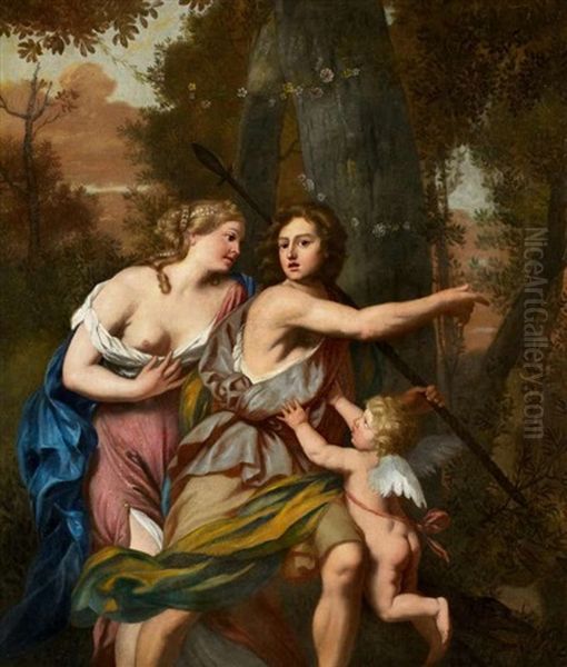 Venus Und Adonis Oil Painting by Gerard de Lairesse