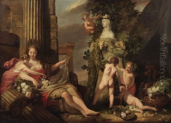 Hommage To Venus Oil Painting by Gerard de Lairesse