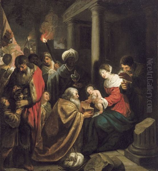 L'adoration Des Mages Oil Painting by Gerard de Lairesse