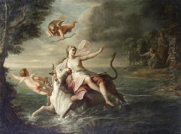 The Rape Of Europa Oil Painting by Gerard de Lairesse