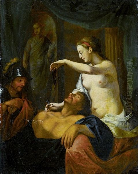 Samson Und Dalila Oil Painting by Gerard de Lairesse