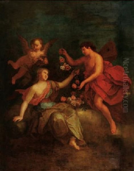 Allegorie Du Printemps Oil Painting by Gerard de Lairesse