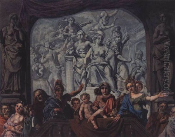 Allegory Of Prosperity Oil Painting by Gerard de Lairesse