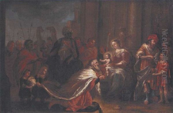 The Adoration Of The Magi Oil Painting by Gerard de Lairesse