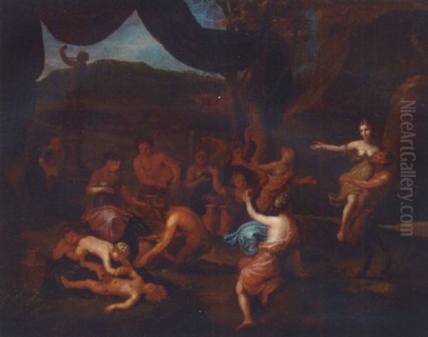 A Bacchanalian Revel Oil Painting by Gerard de Lairesse