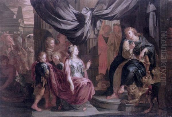 The Arrival Of The Queen Of Sheba Oil Painting by Gerard de Lairesse