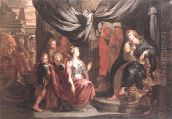 The Arrival Of The Queen Of Sheba Oil Painting by Gerard de Lairesse