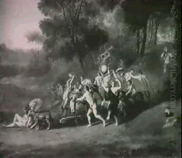 The Triumph Of Bacchus Oil Painting by Gerard de Lairesse