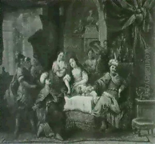 The Feast Of Ester Oil Painting by Gerard de Lairesse